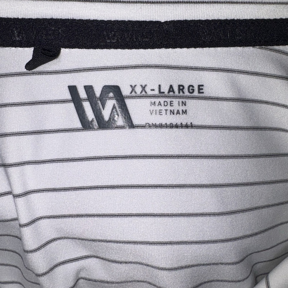 VRST Polo Shirt Mens XXL 2XL Performance Golf Casual Stretch Athletic Striped - Picture 3 of 5
